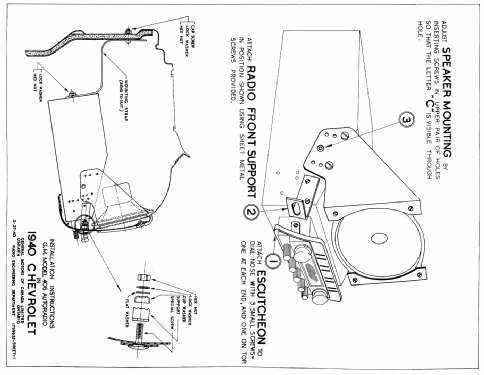 406 ; General Motors of (ID = 2169682) Car Radio