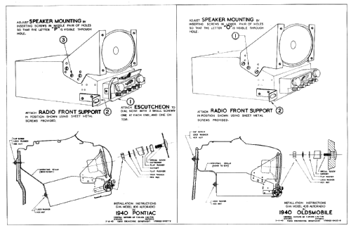 406 ; General Motors of (ID = 2169683) Car Radio