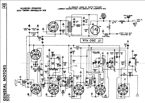 500 ; General Motors of (ID = 816038) Autoradio