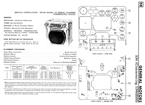 534 ; General Motors of (ID = 2293251) Autoradio