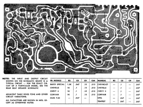 7289373 ; General Motors of (ID = 2591026) Car Radio