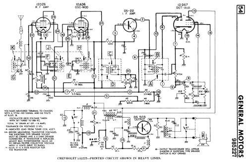 985227 ; General Motors of (ID = 2376221) Autoradio