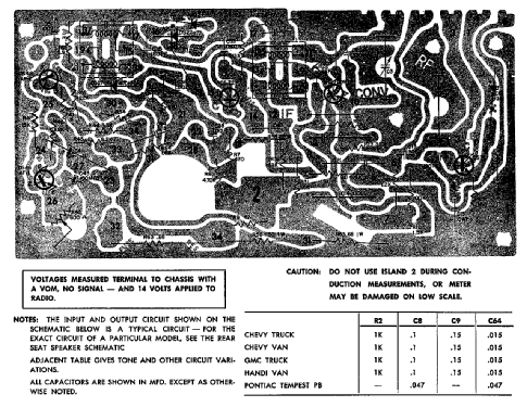 986769 ; General Motors of (ID = 2399187) Car Radio