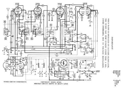 Delco Radio 987893; General Motors of (ID = 2212090) Car Radio