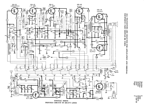 Delco Radio 988978; General Motors of (ID = 2212196) Autoradio