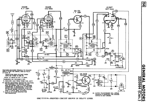 GMC 2233984 ; General Motors of (ID = 2376406) Autoradio