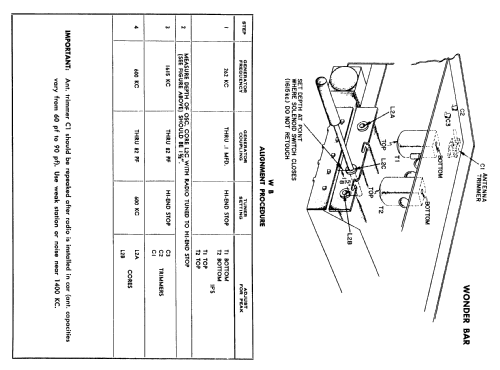 Wonder Bar ; General Motors of (ID = 2399205) Car Radio