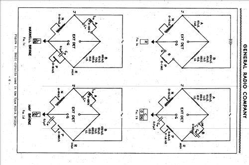 650A Impedance Bridge ; General Radio (ID = 294537) Ausrüstung