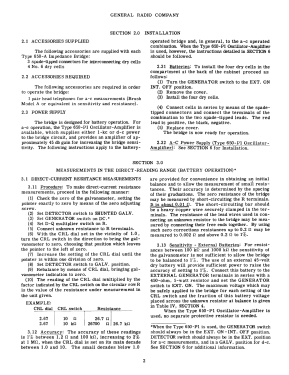 650A Impedance Bridge ; General Radio (ID = 2955731) Ausrüstung