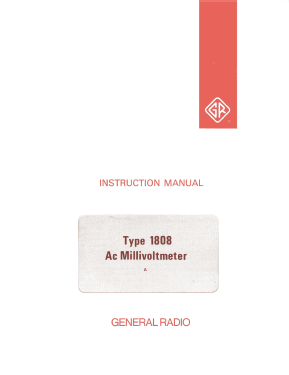 AC-Millivoltmeter Type 1808; General Radio (ID = 2950867) Equipment