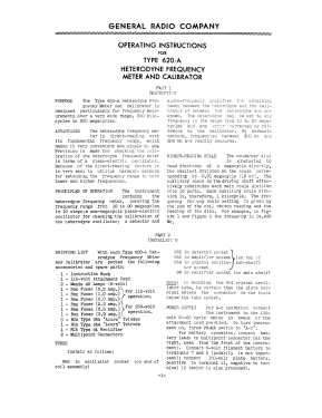 Heterodyne Frequency Meter 620-A; General Radio (ID = 2951586) Equipment