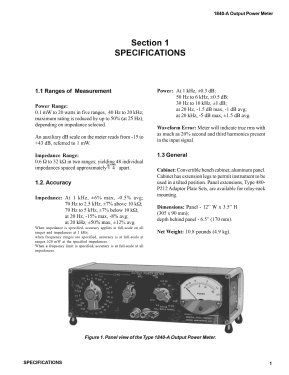 IET Output Power Meter 1840-A; General Radio (ID = 2951258) Equipment