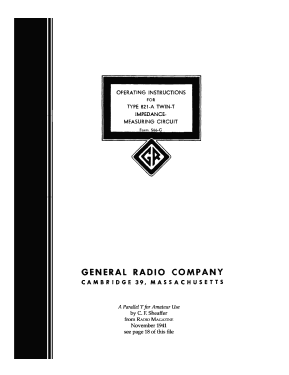 Impedance-Measuring Circuit 821A; General Radio (ID = 2952104) Equipment