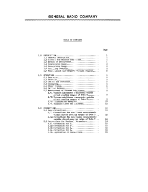 Impedance-Measuring Circuit 821A; General Radio (ID = 2952105) Equipment