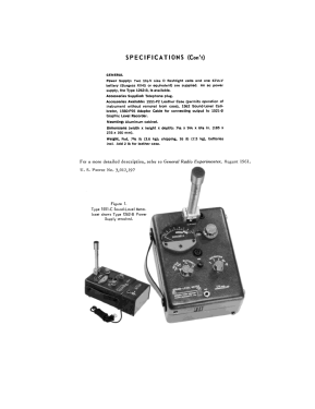 Sound-Level Meter 1551-C; General Radio (ID = 2954607) Equipment
