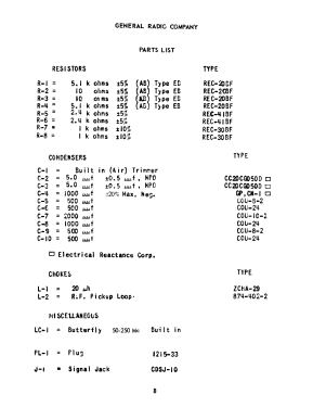 Unit Oscillator 1215-B ; General Radio (ID = 2942961) Equipment