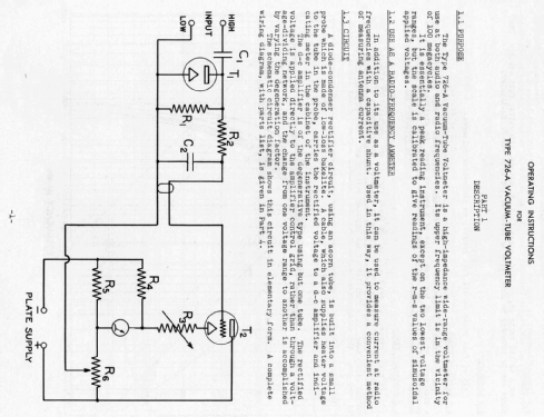 Vacuum-Tube Voltmeter 726-A; General Radio (ID = 2263345) Equipment