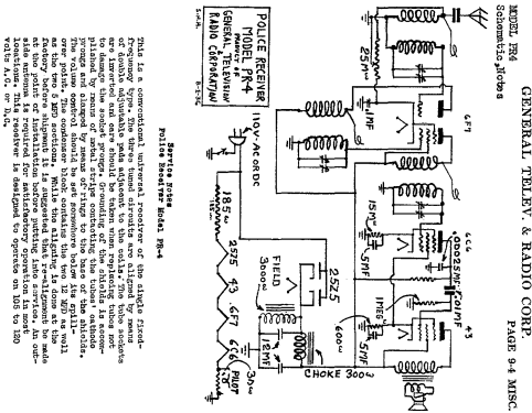 PR-4 ; General Television (ID = 758115) Radio