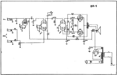 BR-4 ; Gibson Manufacturing (ID = 812024) Ampl/Mixer