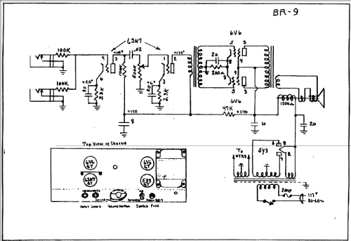 BR-9 ; Gibson Manufacturing (ID = 811902) Ampl/Mixer