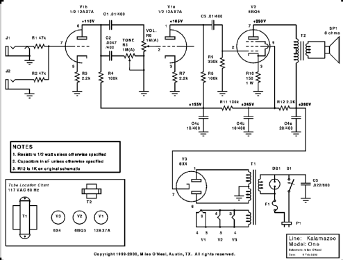 Kalamazoo Model One; Gibson Manufacturing (ID = 819322) Ampl/Mixer