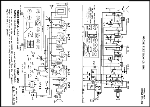 601 ; Globe Electronics, (ID = 462256) Radio