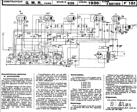 Echo 636; GMR G.M.R., Georg, (ID = 222783) Radio