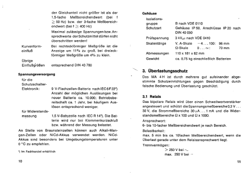 Vielfachmessgerät MA-4H; Metrawatt, BBC Goerz (ID = 1209642) Equipment