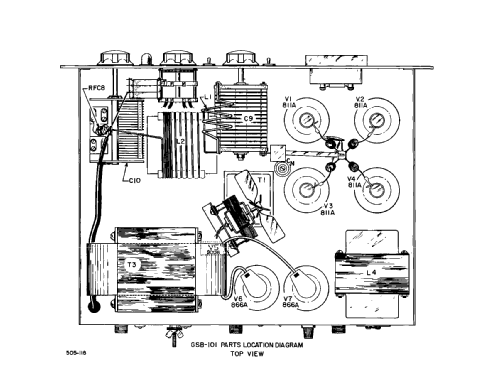 Linear Amplifier GSB-101; Gonset Inc., (ID = 1942823) Amateur-D