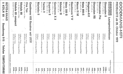 Module 80 ; Goodmans Industries (ID = 2077344) Radio