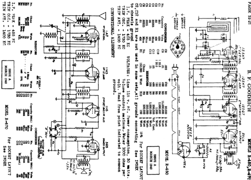 R-470 ; Goodrich, B.F.; (ID = 704410) Radio