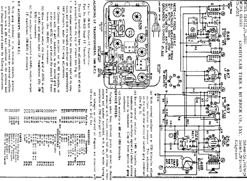 010222 Ch= 602I; Goodyear Tire & (ID = 72166) Radio