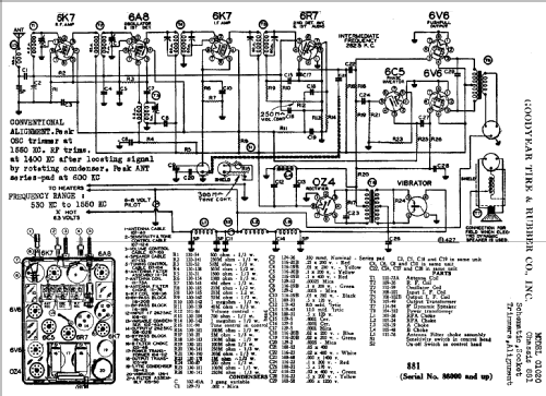 1020 Ch= 881; Goodyear Tire & (ID = 730776) Car Radio