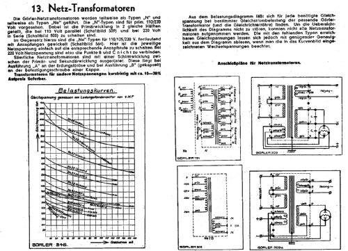 Netztransformator Ne75; Görler, J. K.; (ID = 794927) Radio part