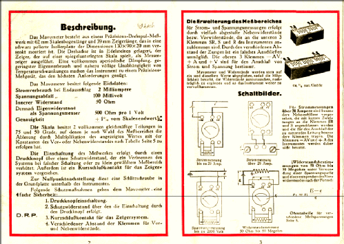 Mavometer ; Gossen, P., & Co. KG (ID = 106553) Equipment