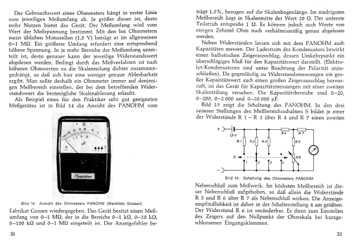 Panohm ; Gossen, P., & Co. KG (ID = 2913343) Equipment