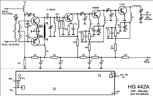 CW-SSB-AM-FM Transceiver HG-74A; Götting & Griem, (ID = 1018874) Amat TRX