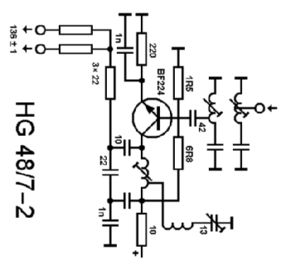 CW-SSB-AM-FM Transceiver HG-74A; Götting & Griem, (ID = 1018877) Amat TRX