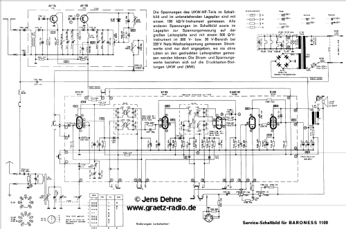 Baroness 1109; Graetz, Altena (ID = 68859) Radio