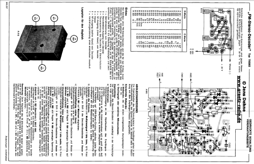 FM-Stereo-Decoder 101C 790902; Graetz, Altena (ID = 164806) mod-past25