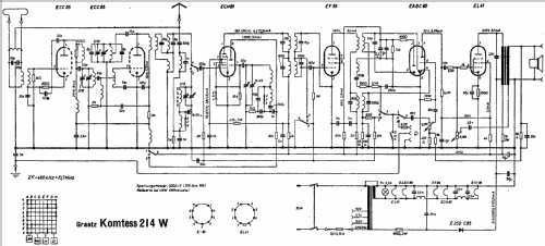 Komtess 214W; Graetz, Altena (ID = 27746) Radio