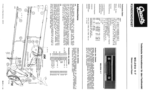 Melodia 14F; Graetz, Altena (ID = 1615651) Radio