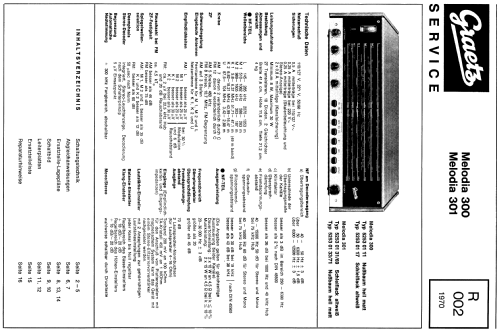 Melodia 301; Graetz, Altena (ID = 330296) Radio