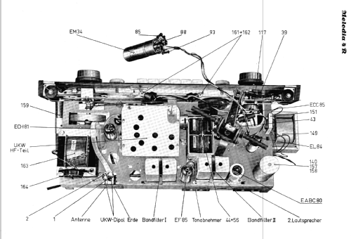 Melodia 4R 3345; Graetz, Altena (ID = 52290) Radio