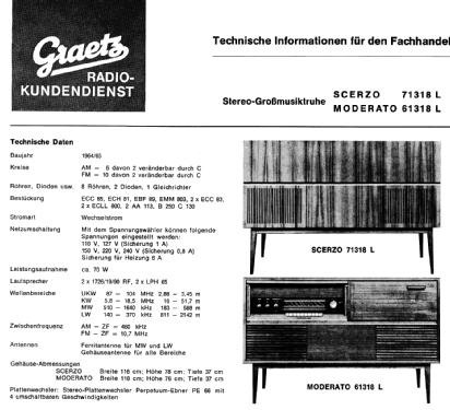 Moderato 6 1318L; Graetz, Altena (ID = 527133) Radio