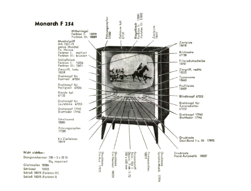 Monarch F254; Graetz, Altena (ID = 1691711) Television