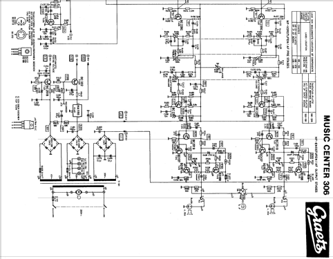 Music Center 306 PW= 3040 Radio Graetz, Altena Westfalen, build ...