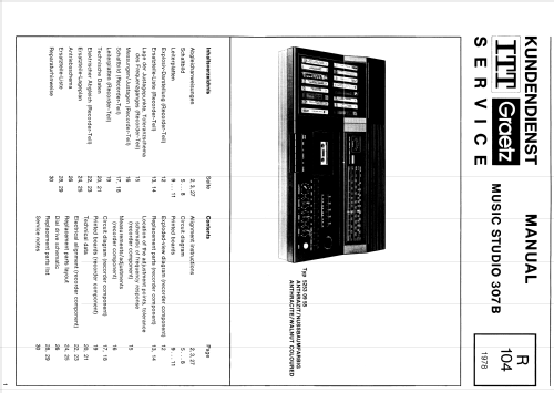 Music Studio 307; Graetz, Altena (ID = 1877484) Radio