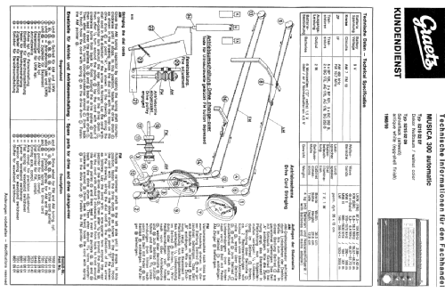 Musica Automatic 300 52150209; Graetz, Altena (ID = 91033) Radio