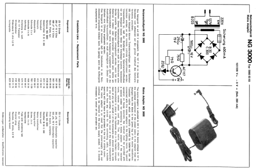 Netzgerät NG3000; Graetz, Altena (ID = 71205) Power-S